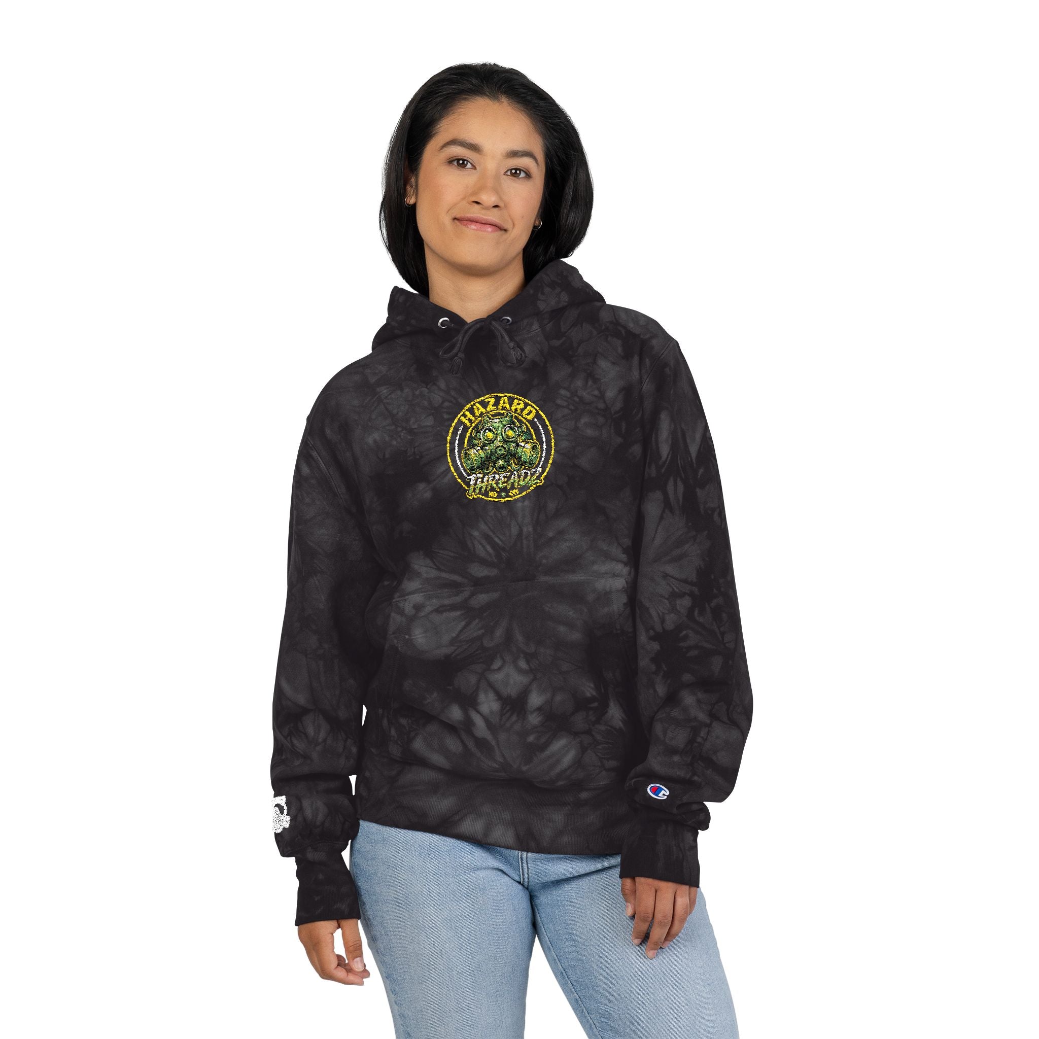 Unisex Champion Tie-Dye Hoodie (Embroidery)