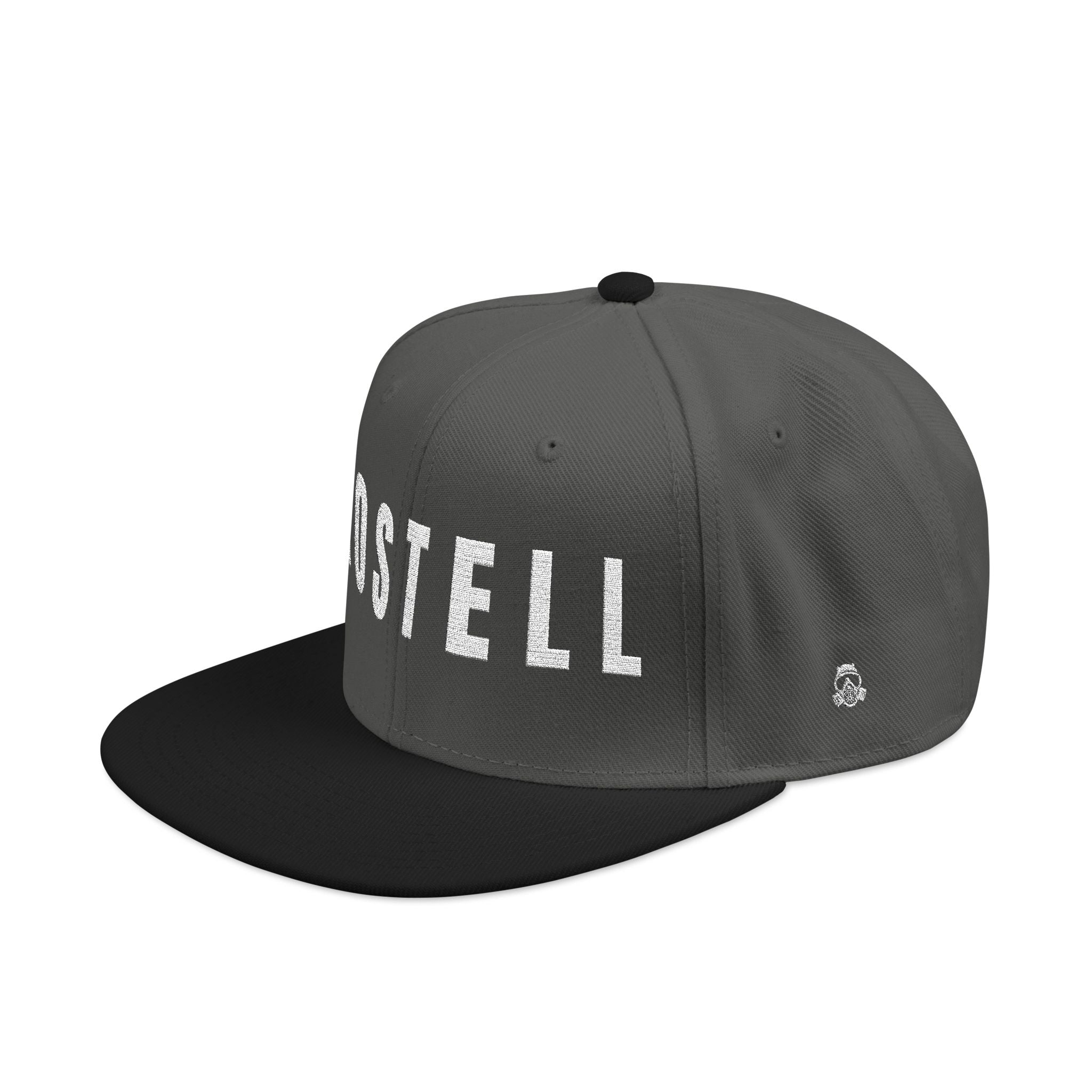 STELL embroidered Snapback | Distressed Lettering, Two-Tone Flat Brim